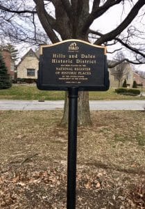Hills and Dales Historic District Sign
